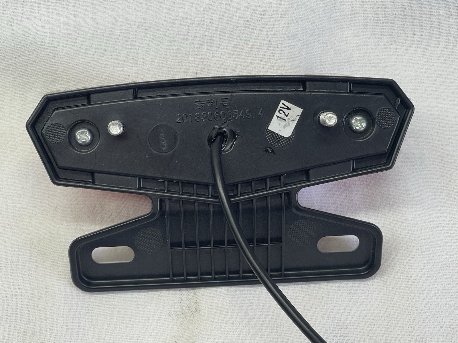 Juiced bikes Scorpion X Tail Light – Scratched License plate mount