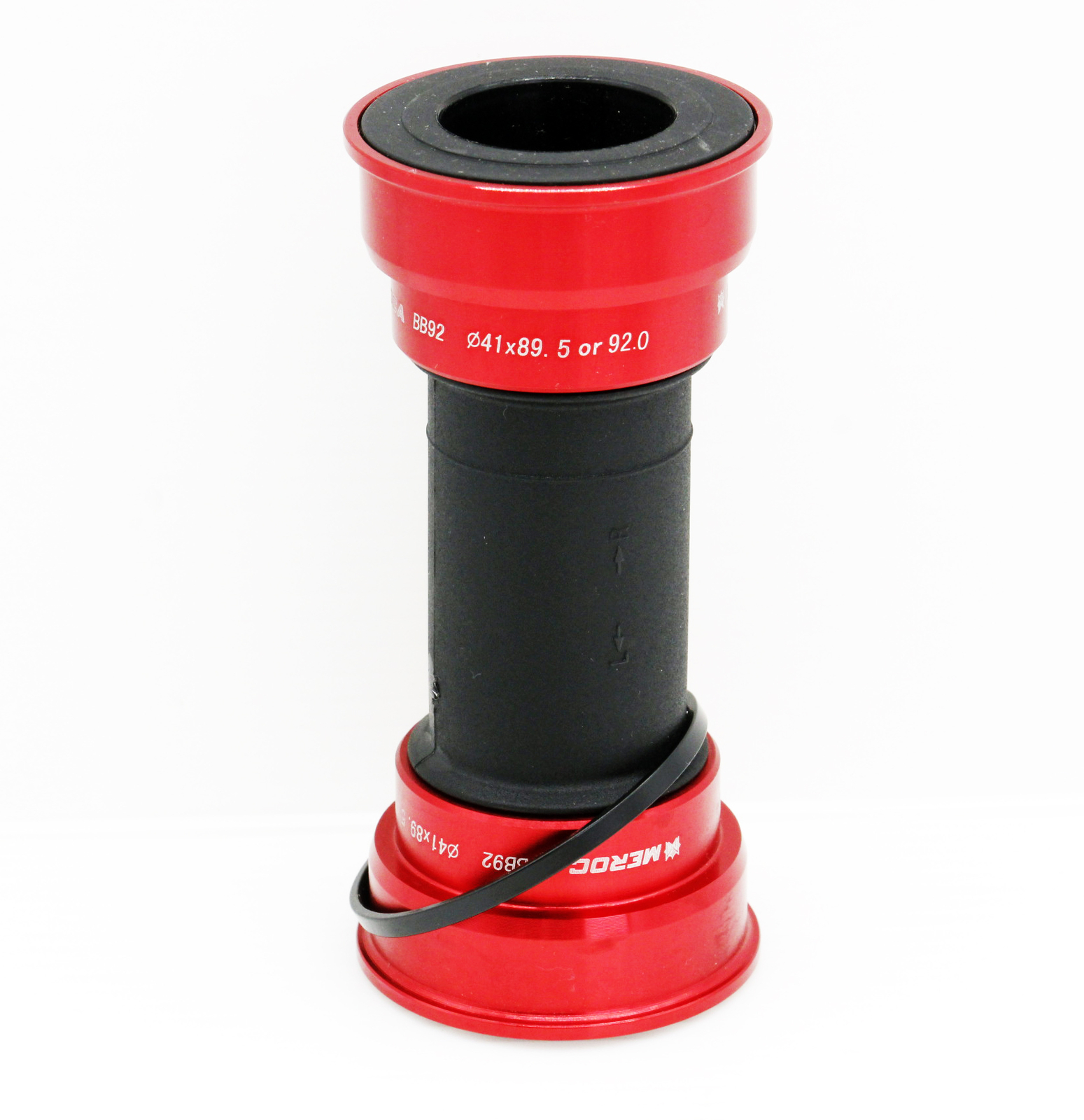SwishTi Road MTB Bicycle Press-Fit Bottom Bracket for BB86/BB89.5/BB92 Red color