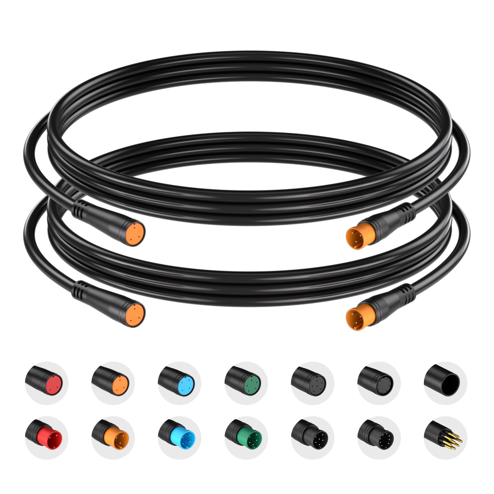 Extension Cable 2Pin/3Pin/4Pin/5Pin/6Pin/8Pin/9Pin Waterproof Plug Works for …