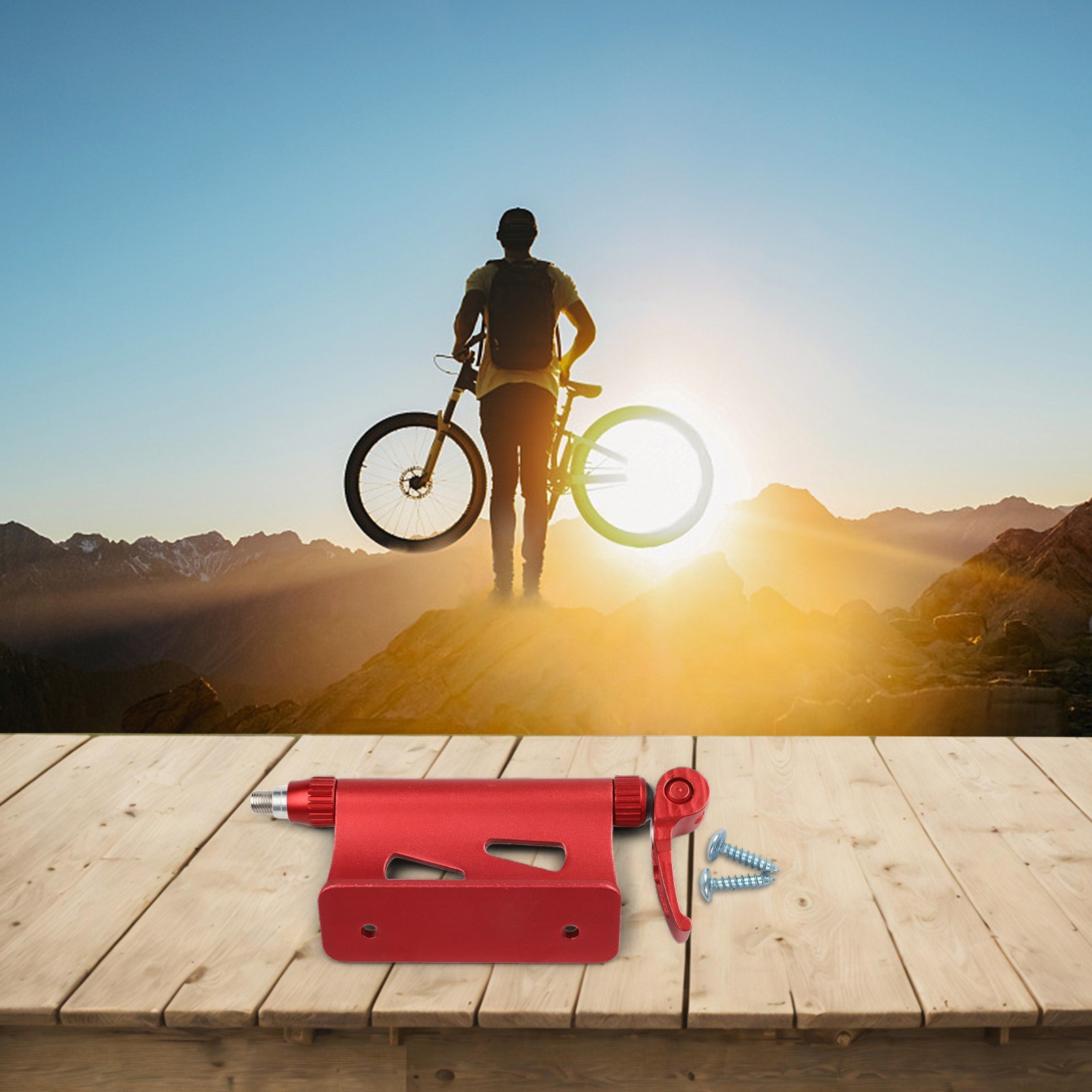 Aluminum Bicycle Mount Secure Fork Support for Convenient Parking Solutions
