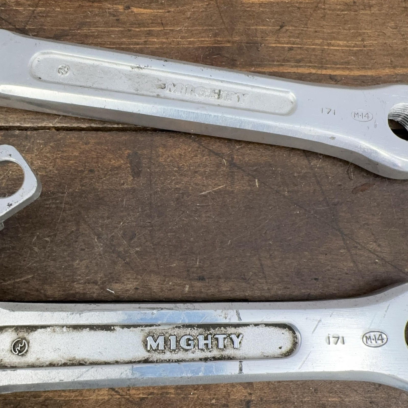 Vintage Sugino Mighty Crank Set 171 Mm 144 BCD S-Crown BMX 70s 80s Alloy Cranks