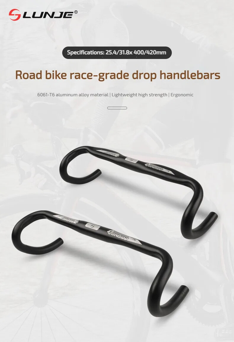 Ultralight Road Bike Handlebar Racing Drop Bar Reduce Resistance Bent Handlebar
