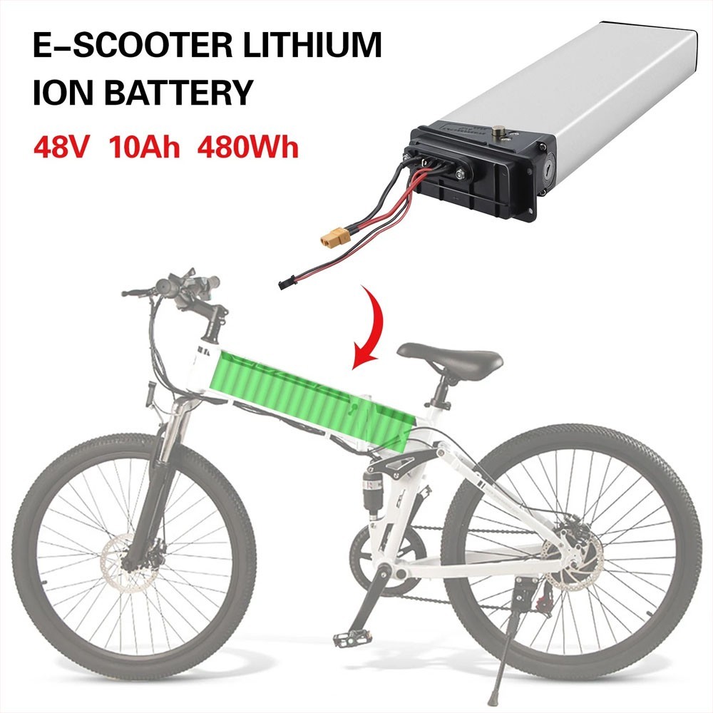 48V 10AH 480Wh Electric Bicycle Lithium Battery Pack Ebike Battery Replacement