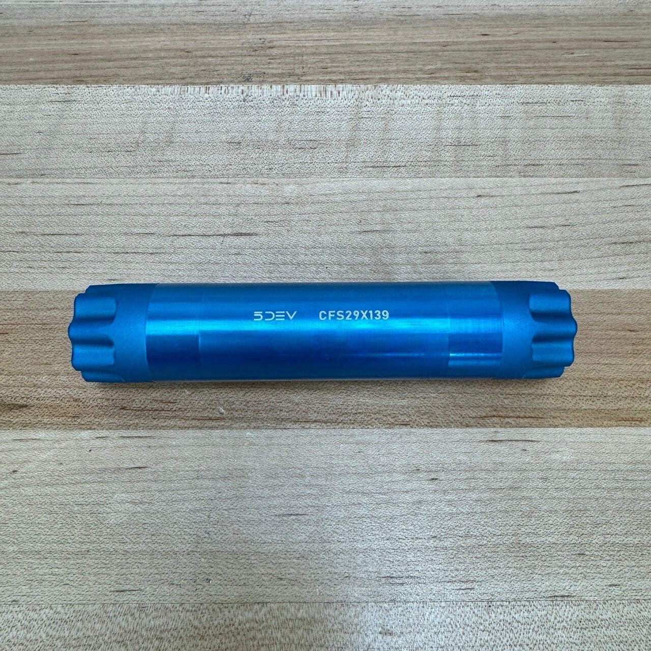 New! 5DEV (139mm) 29mm (DUB) SuperBoost+ Blue Crankset Spinde