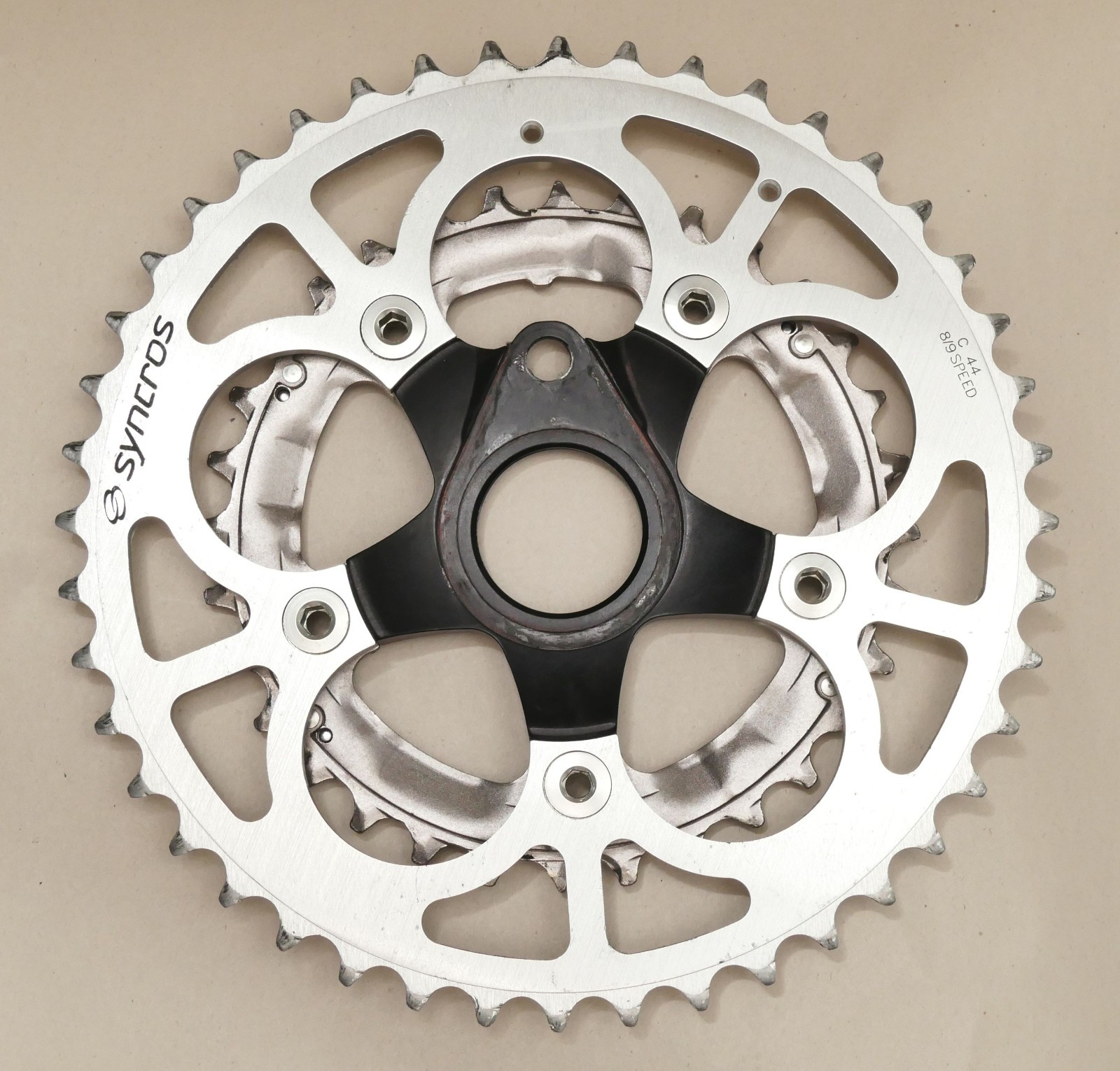 Cook Bros. Racing F-Series Cranks 94/58mm BCD Black Spider w/ Ramped Chainrings
