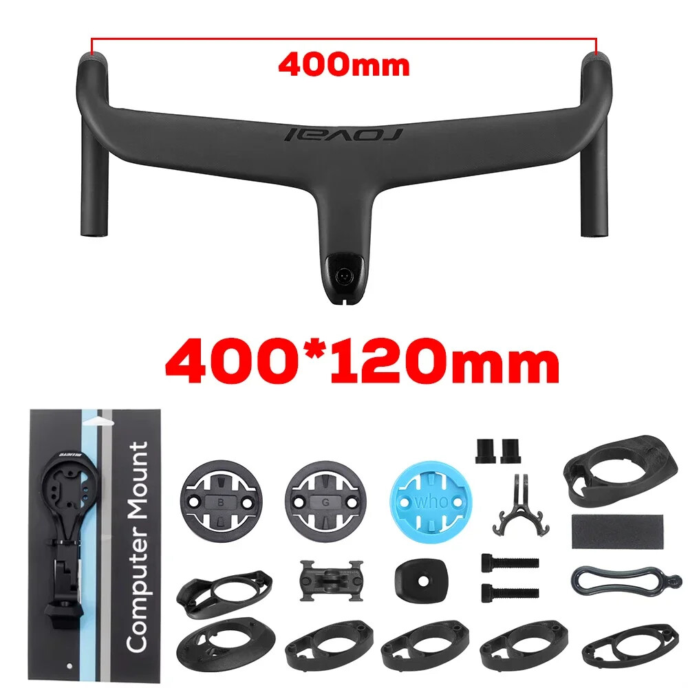 Full Internal Cable Routing Road Bicycle Handlebar Carbon Cockpit Di2 Handlebar