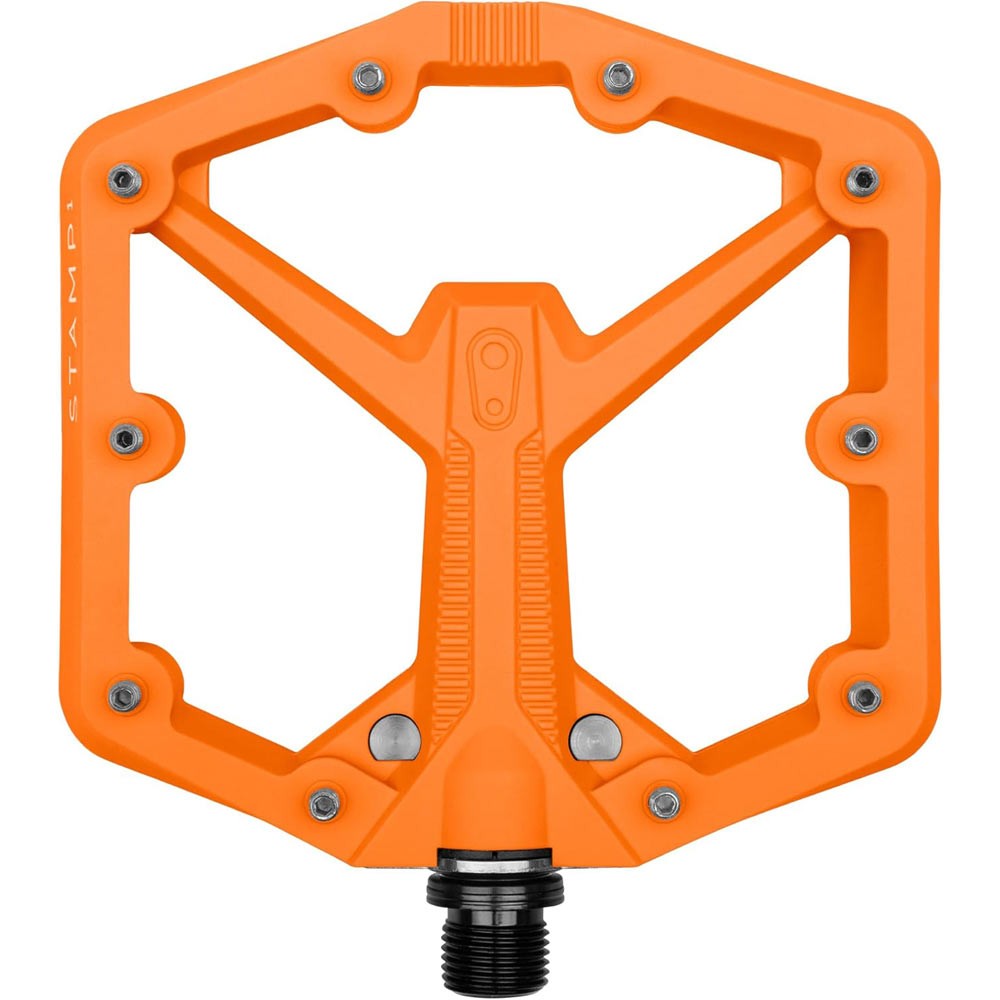 Crank Brothers Stamp 1 Gen 2 Composite Platform Pedals Large Orange
