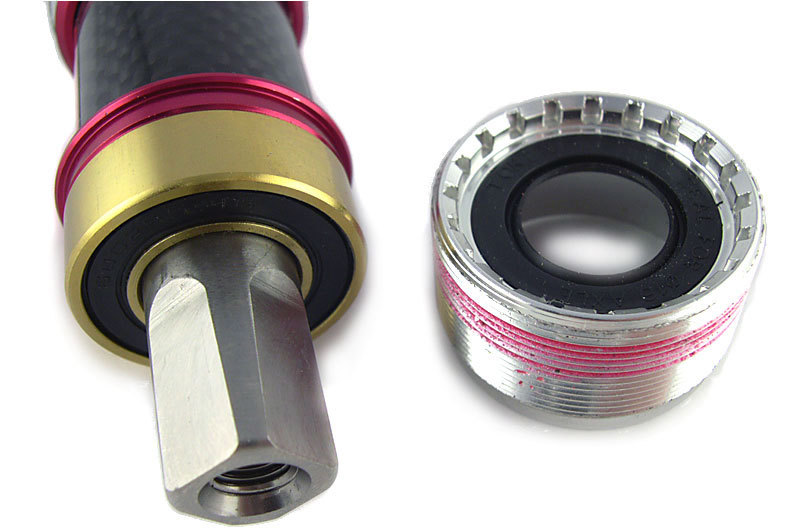 OMNI Racer Titanium Ti Ceramic JIS Square Taper Bottom Bracket: 68x110mm ENGLISH