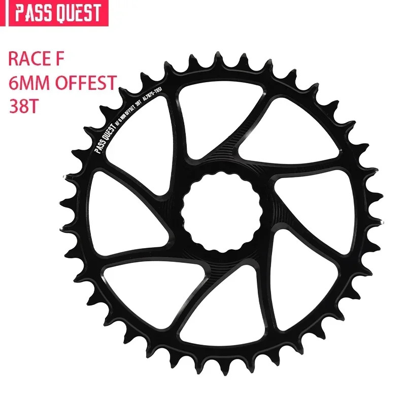 6mm Offset Narrow Wide Chainrings for Straight Mounted Crank 9/10/11/12 Speed