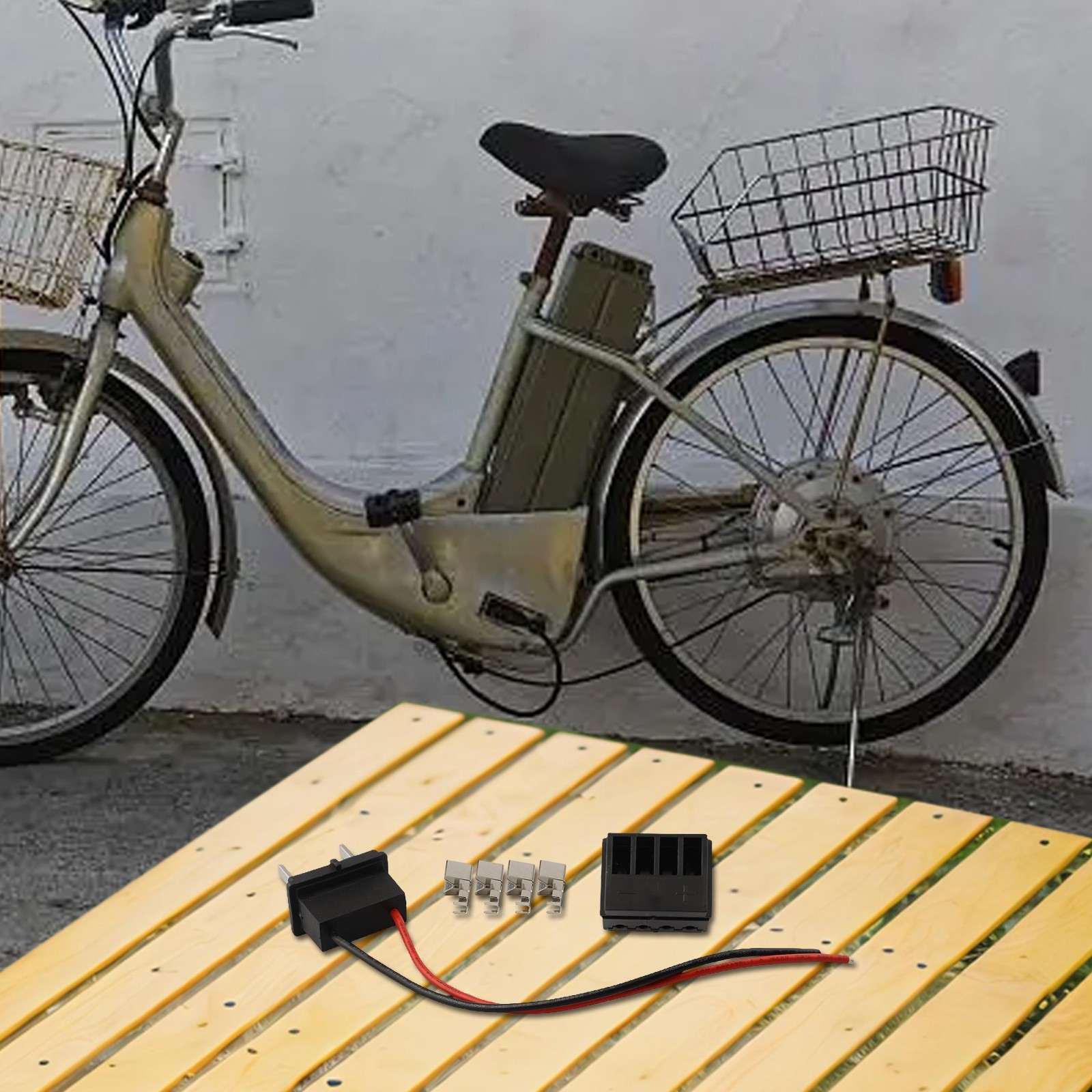 Sleek Electric Bike Connection Base Compatible with For Silverfish Box