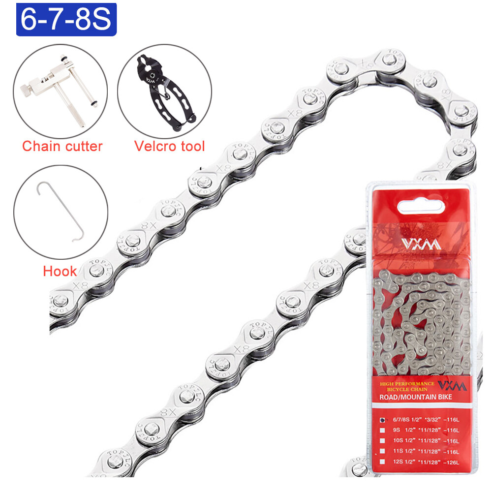 6/7/8/9/10/11/12 Speed Bike Chain sets with three toosl Road MTB Bicycle Chain