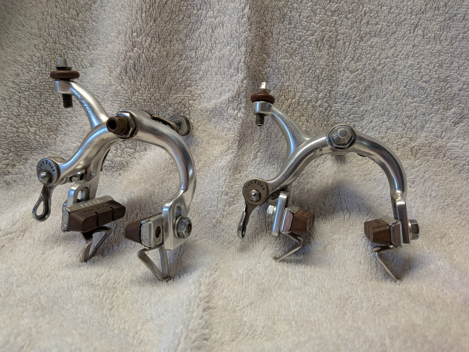 Suntour Superbe 4700 Caliper Brakes Brakeset Brake Calipers Road Bike Used