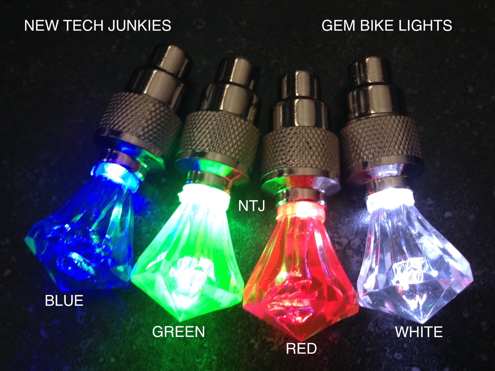 1 (ONE) Valve Stem LED CAP for Bike Bicycle Car Motorcycle Wheel tire Light lamp