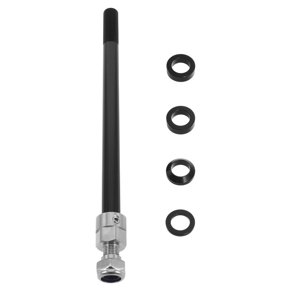 Bicycle Trailer Barrel Axle Spindle and Hub Assembly Aluminum Alloy Thru Rod