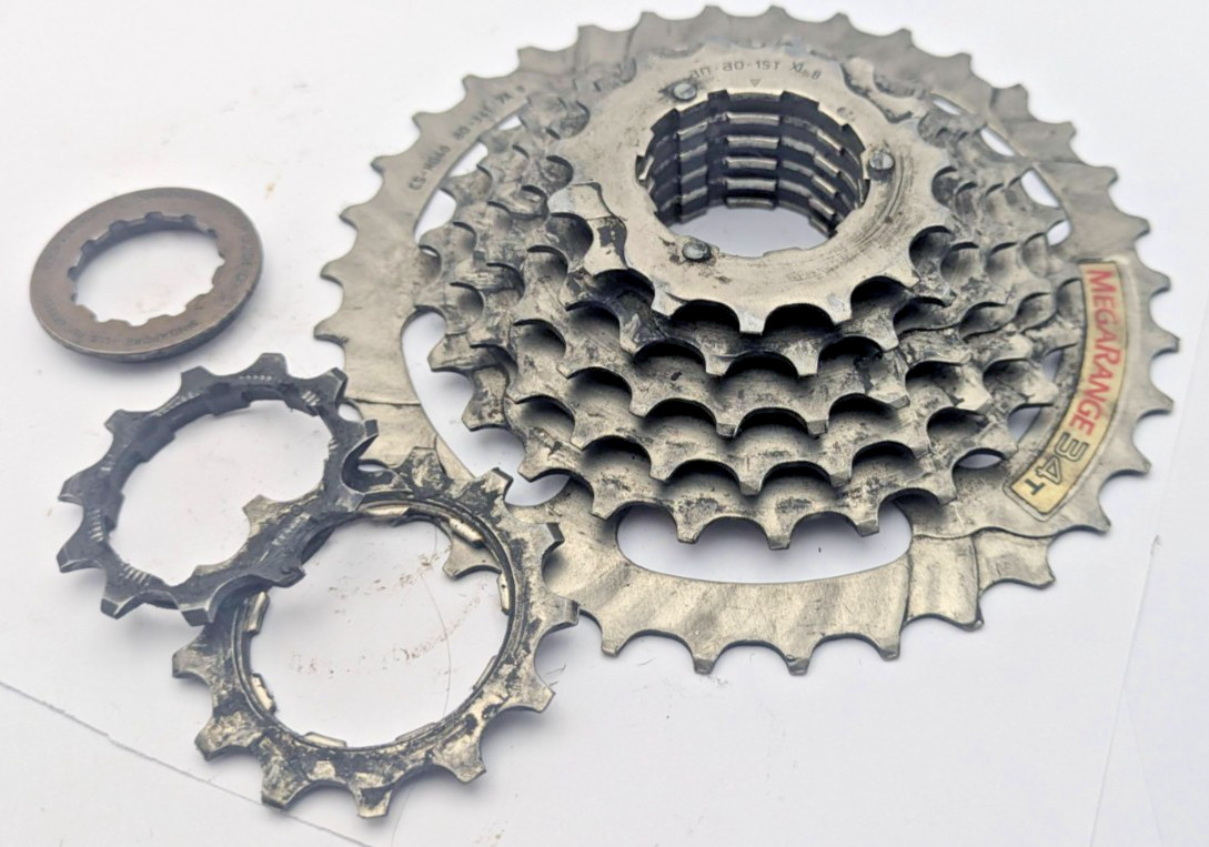 SHIMANO CASSETTE 8 SPEED 8s CS-HG40 11 TOOTH 34 TOOTH MEGA RANGE