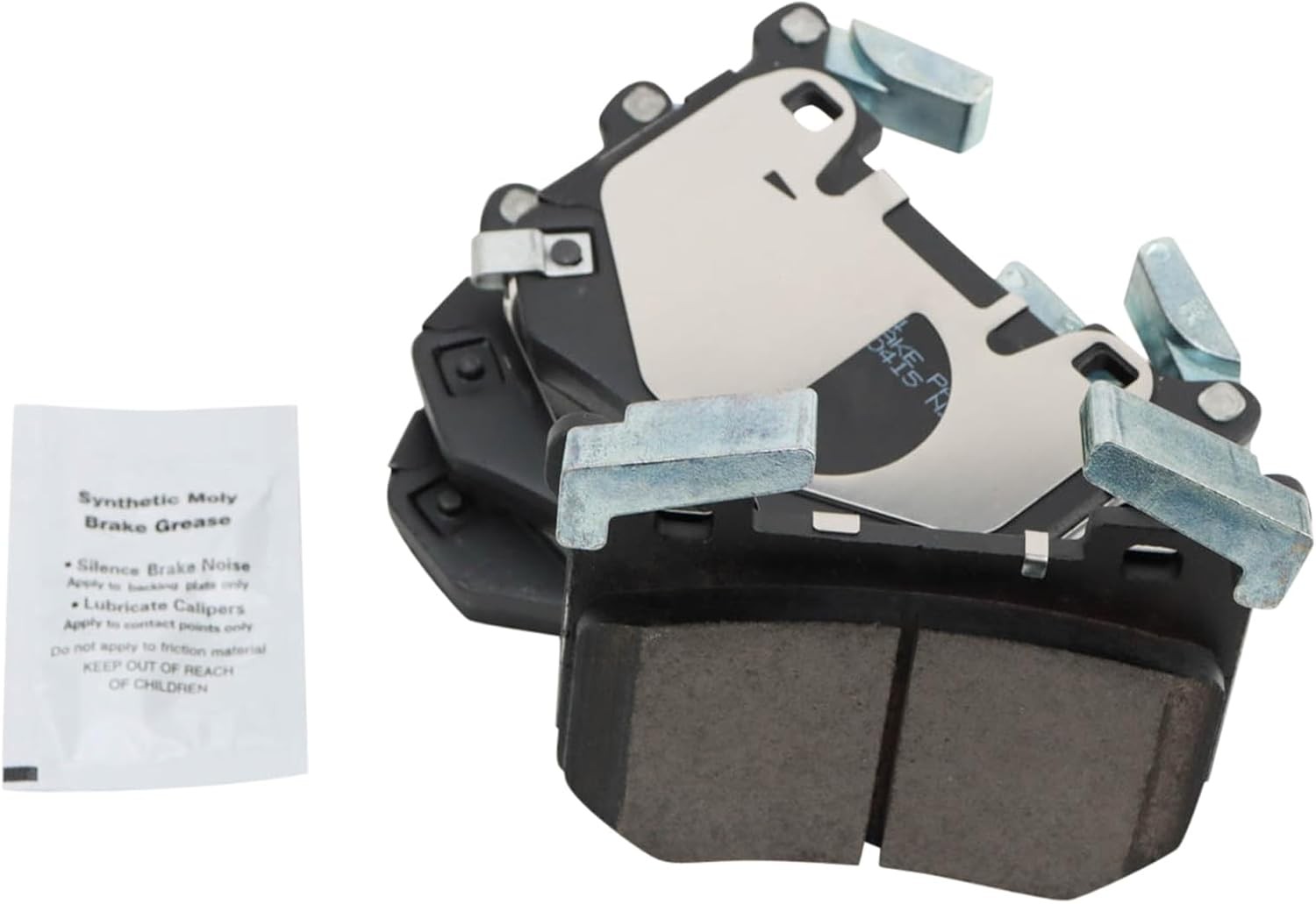 Ceramic Rear Brake Pad & Rotor Kit – Quiet, Low-Dust, Direct Replacement