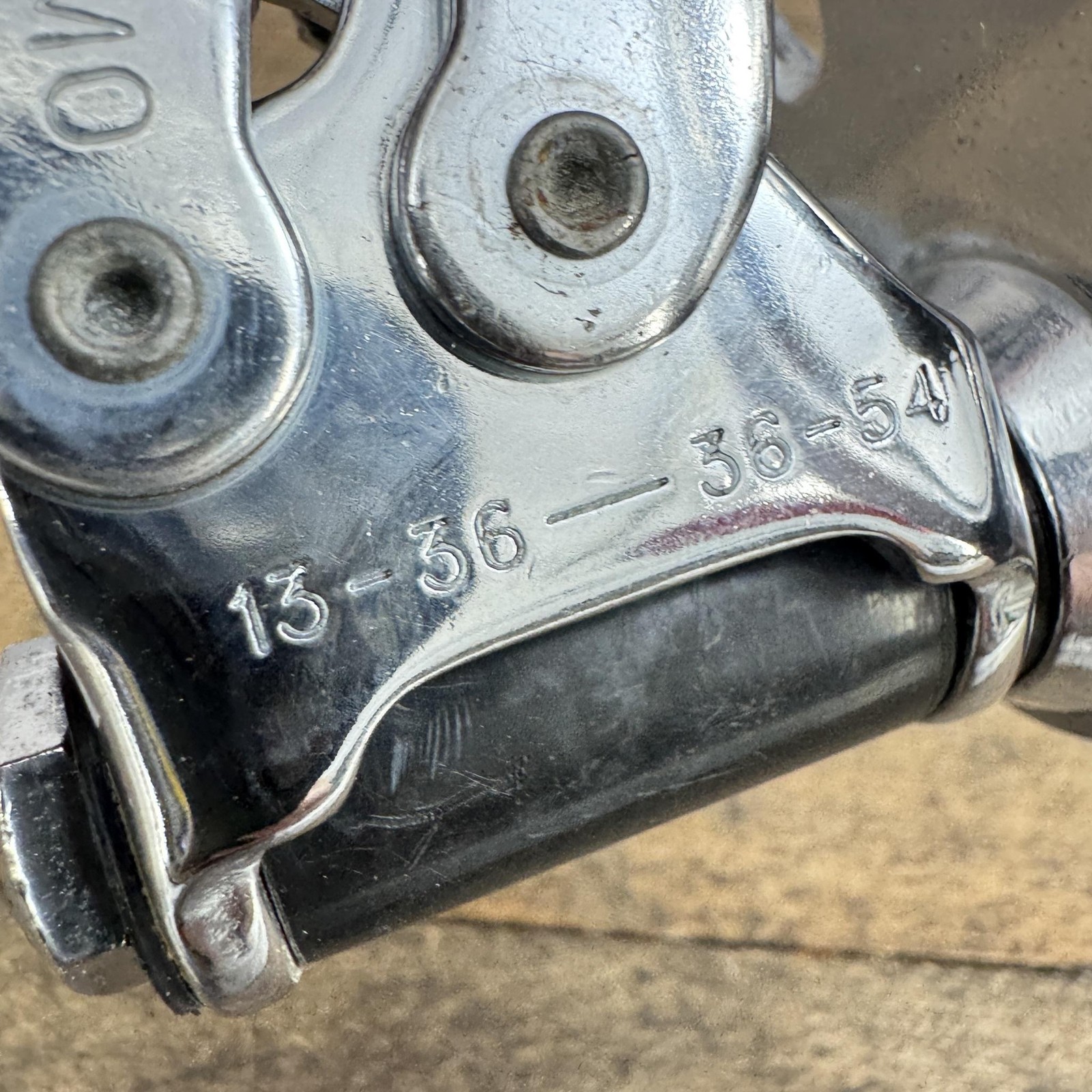 Vintage Campagnolo Gran Turismo Rear Derailleur Long Cage Silver Italy 390g