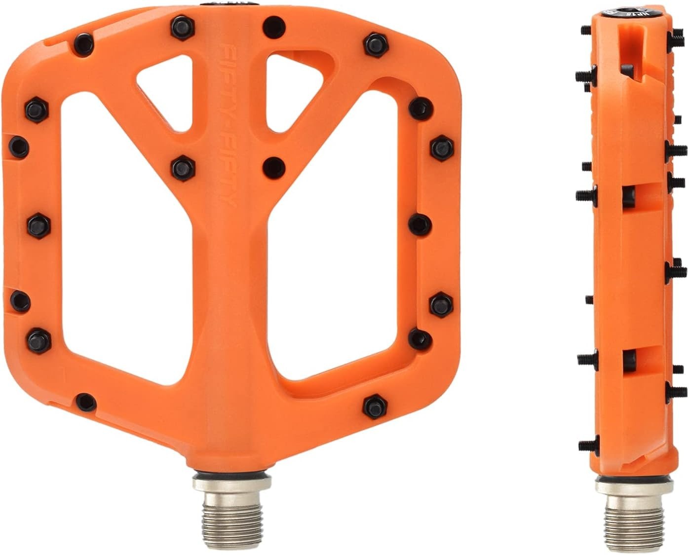 Non-Slip MTB Nylon Composite, 9/16″ Bicycle Pedals, Lightweight and Wide Flat…