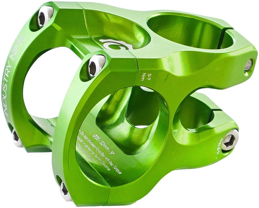 Industry Nine A35 MTB Mountain Bike Bicycle Stem Lime +/- 8 degree 35.0 x 40mm