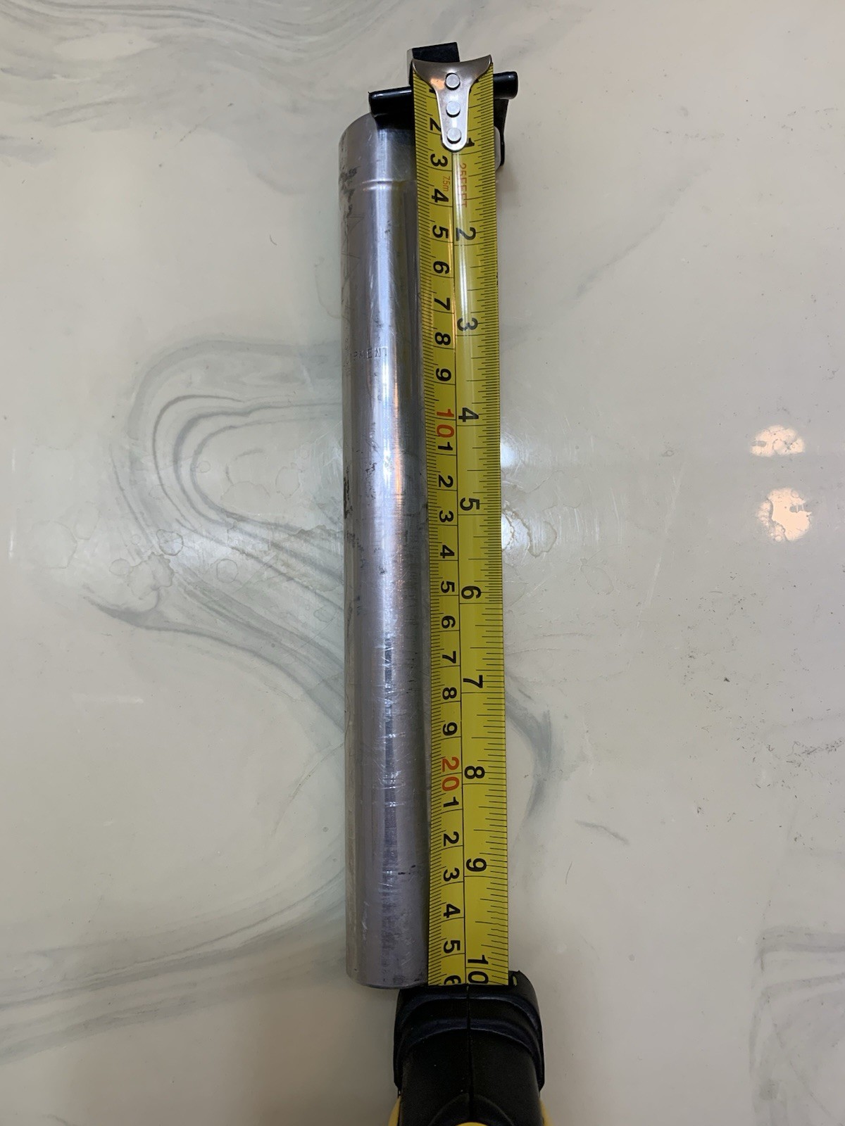 Vtg 1990s 27.2 American Classic Seatpost 20mm Setback Silver/Black 255mm Tilt