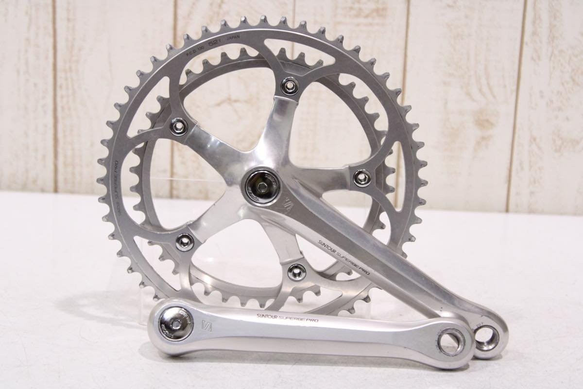 SUNTOUR SUPERBE PRO 175mm 52/42T Crankset BCD:130mm
