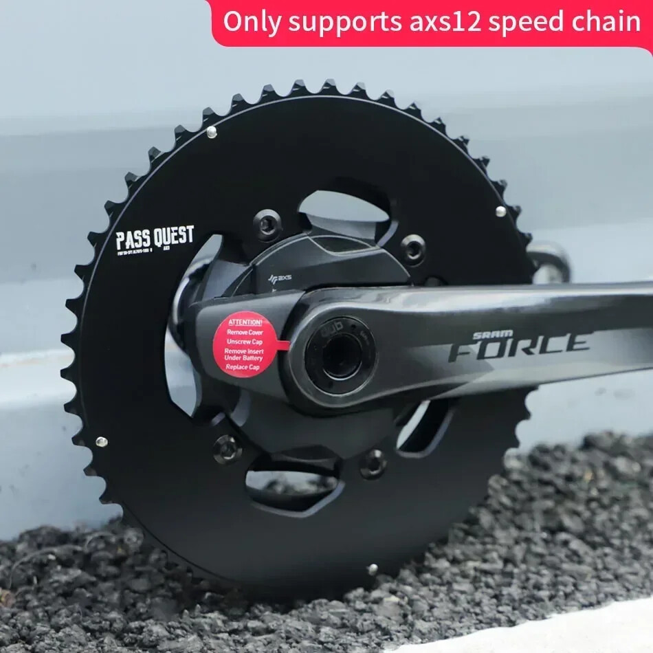 107BCD Double Chainring for 12S Road/Gravel Bike 46-33T 48-35T 50-37T 52-39T