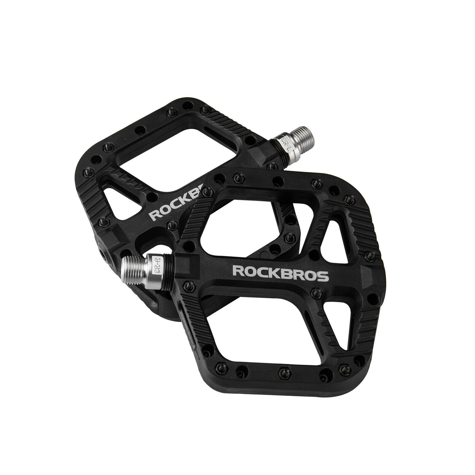 ROCKBROS Mountain Bike Pedals Nylon Composite Bearing 9/16″ MTB Bicycle Pedals