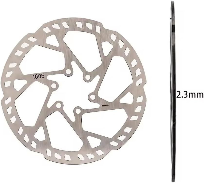 Heavy-Duty 220 mm Thickened Stainless Steel Rear Brake Disc Rotor for for Lig…