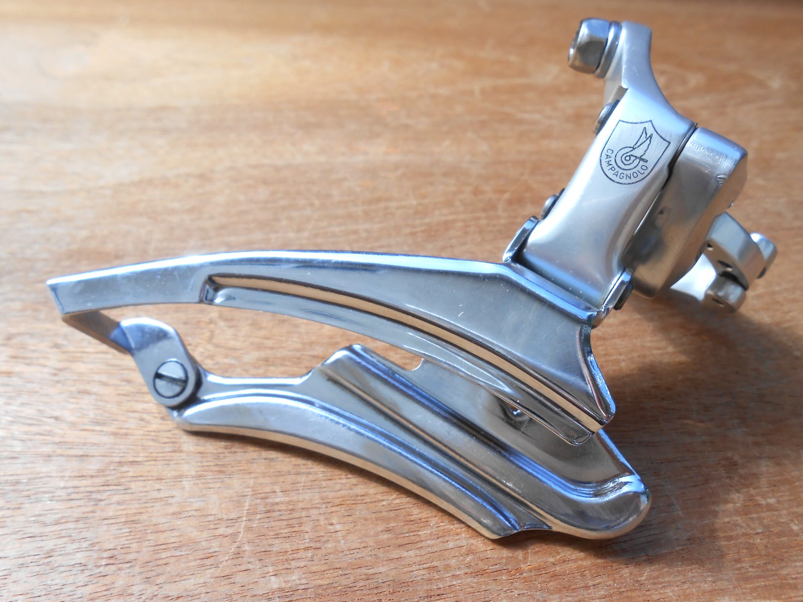Vintage Campagnolo Record O.R. MTB Rear Derailleur Triple Bottom Pull 31.8 Clamp