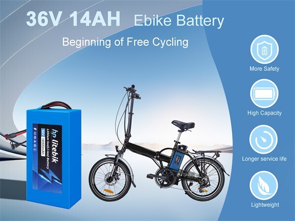 36V 14Ah Ebike Lithium Battery 30A BMS Electric Bike li-ion Battery 1000W Motors