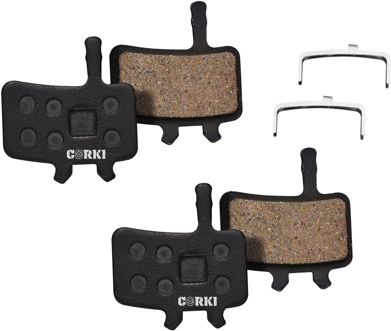 2 Pairs Bicycle Disc Brake Pads for Avid BB7 Juicy 3 5 7 Resin,Semi-Metallic,…