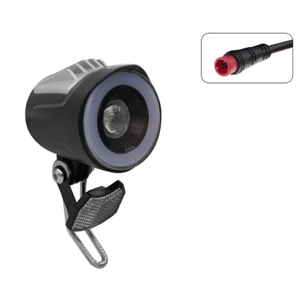 LED Headlight For-E-Bike Front Light Spotlight Electric Bicycle 6-48V New