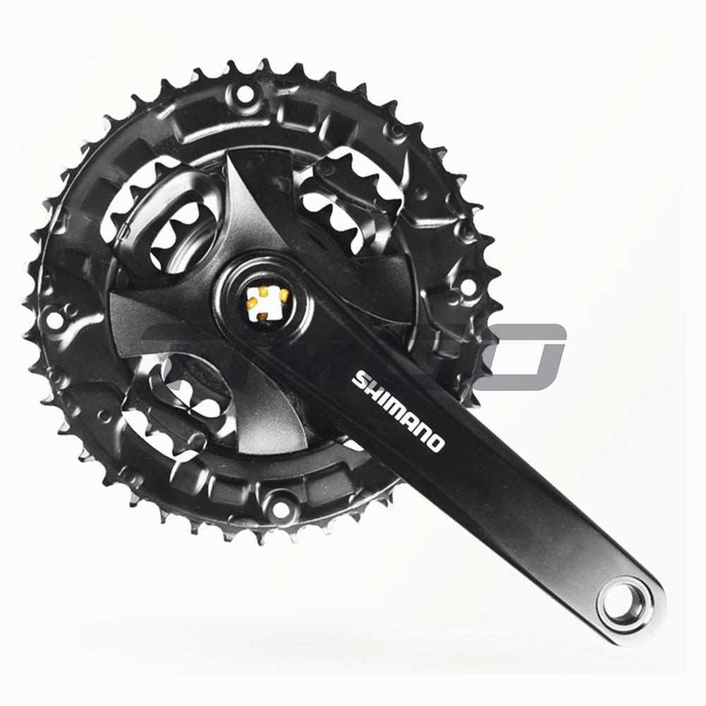 Shimano FC-MT101 3×9 Speed MTB Crankset Square Taper 40-30-22T / 44-32-22T 170mm