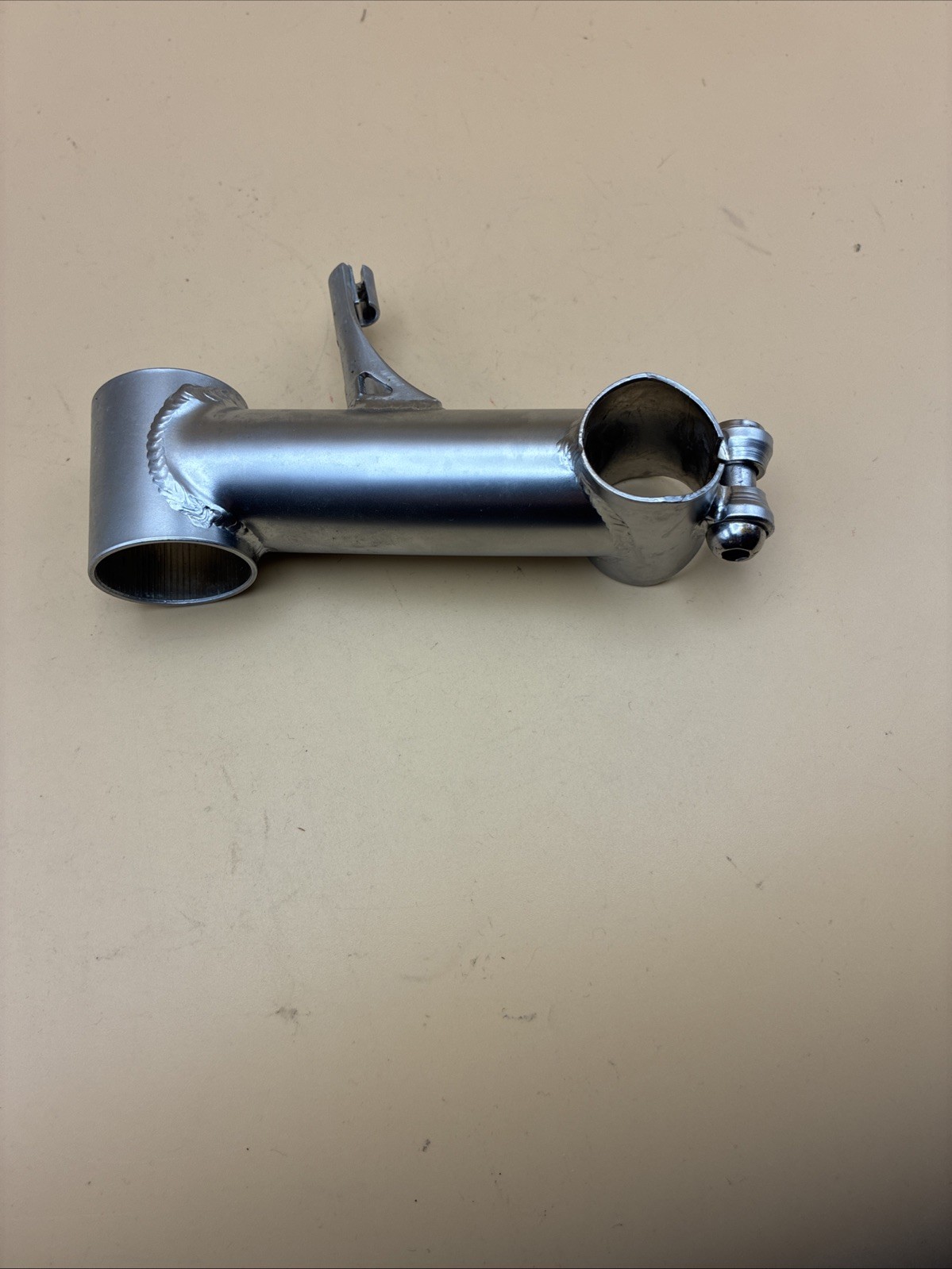 Stem W/Brake Cable Hanger 105mm 1 1/4″ 25.4mm Clamp +/- 15 Deg CroMo Sil