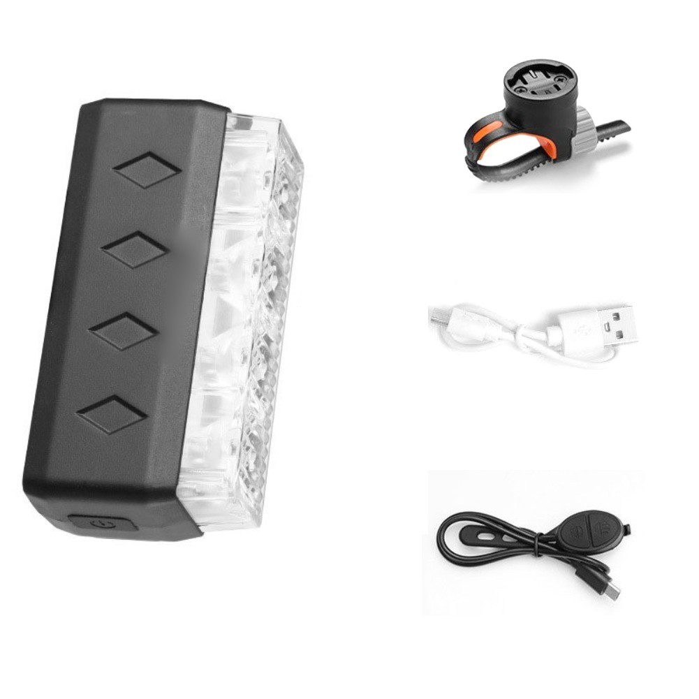 Adjustable Light Modes Cycling Safety LED Bike Light 120dB Volume Controller