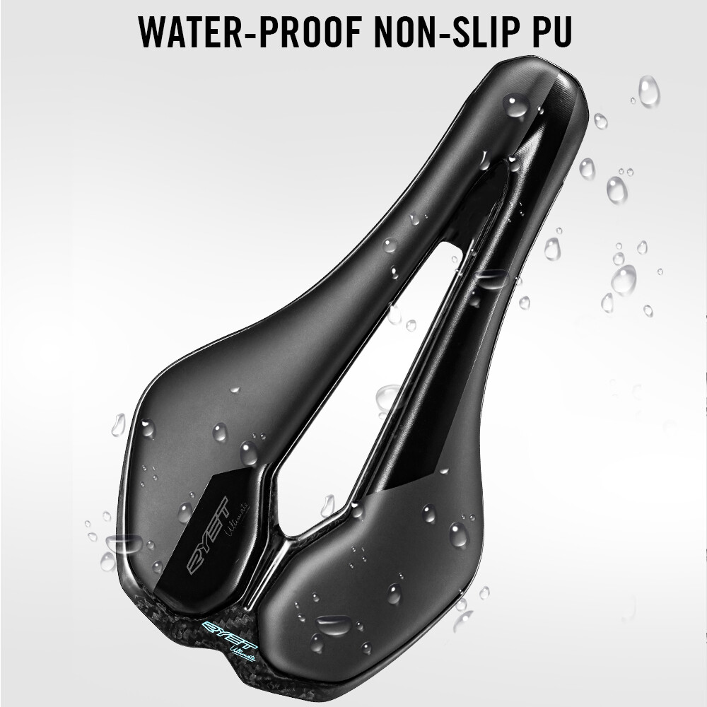 Carbon 3D Printed Bike Saddle 255 x 143 mm EVA Road Mountain Seat Cushion 7x9mm