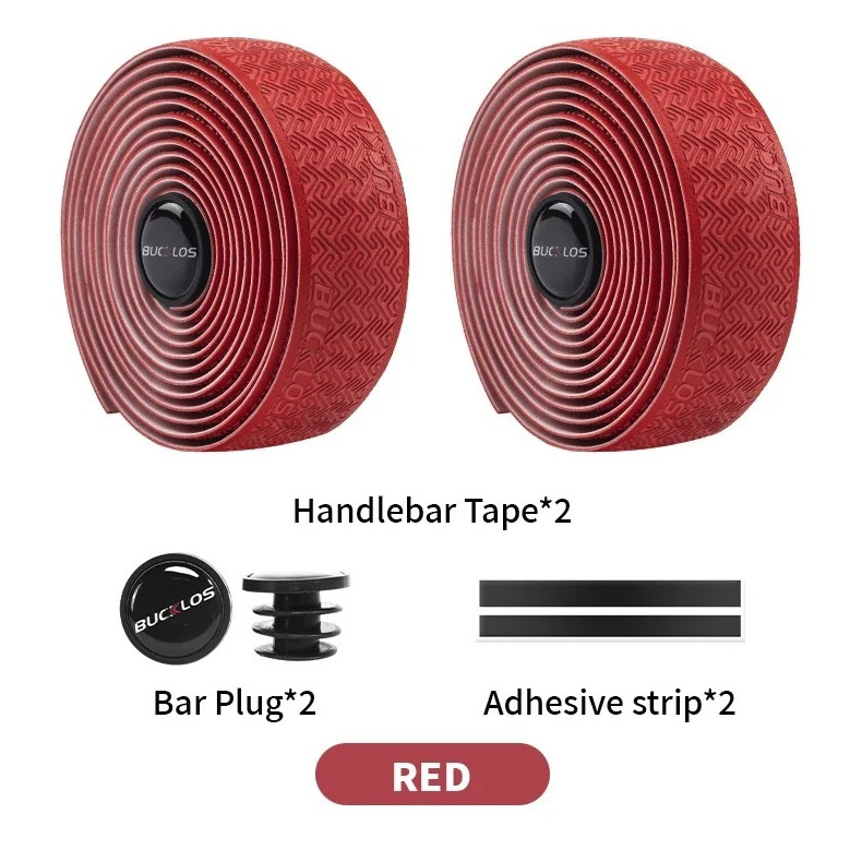 2pcs Road Bike Handlebar Tape Anti-Slip Waterproof PU EVA Wrap Set – NEW