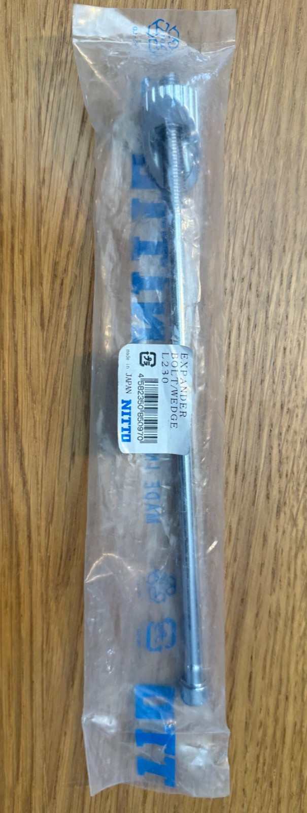 NEW In Package, Nitto Expander Bolt/Wedge for Technomic Stems: M8-1.25 x 230mm