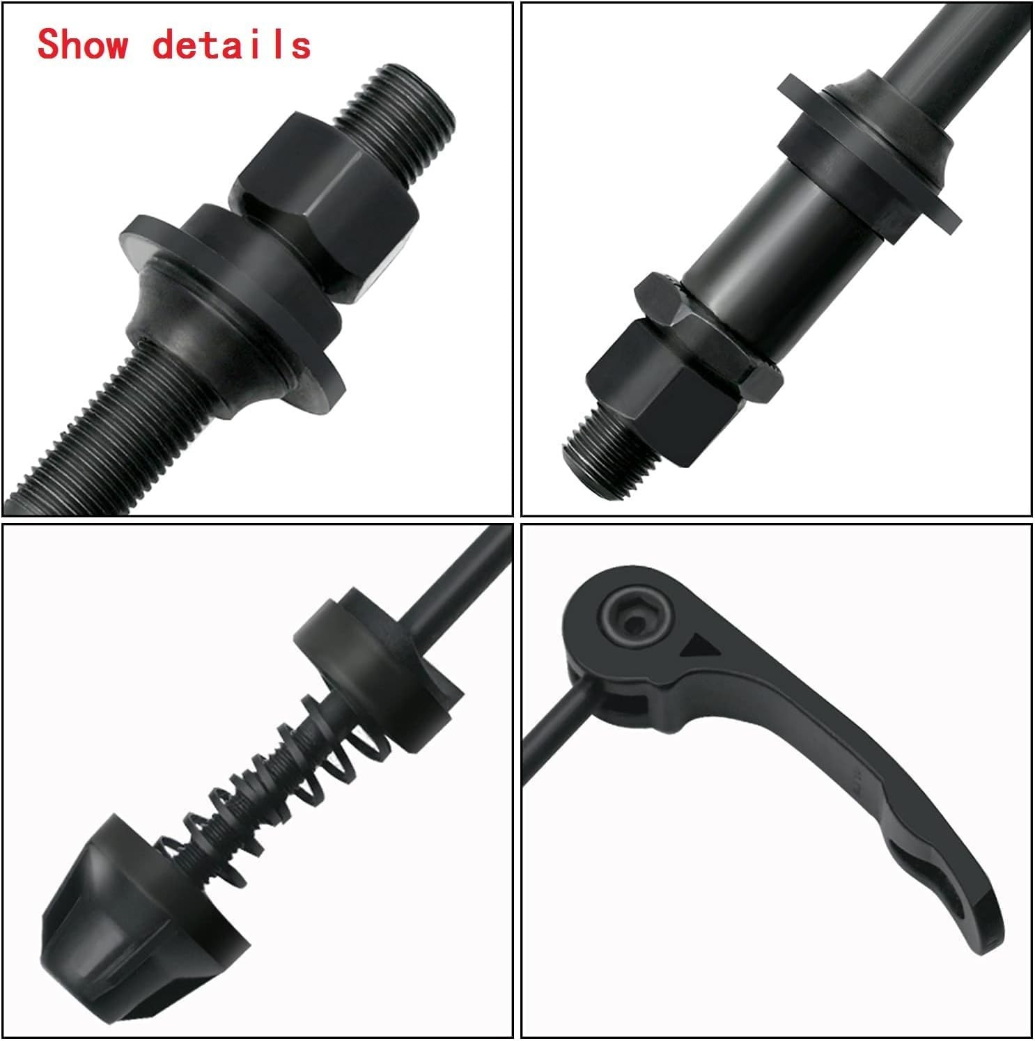 Quick Release Bicycle Hub Road Mountain Bike Front & Rear Axle Hollow Shaft