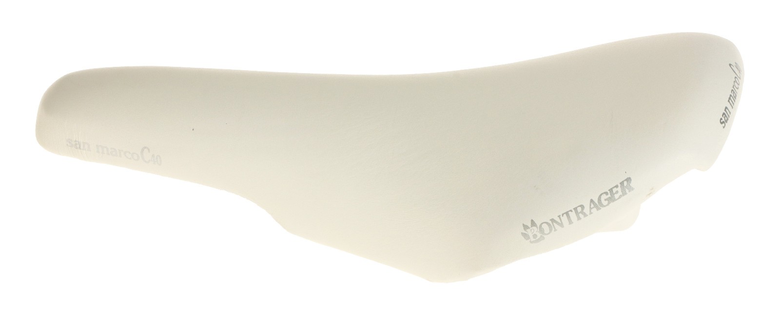 Selle San Marco Bontrager Saddle C40 Steel White Smooth Leather 90s NOS NEW