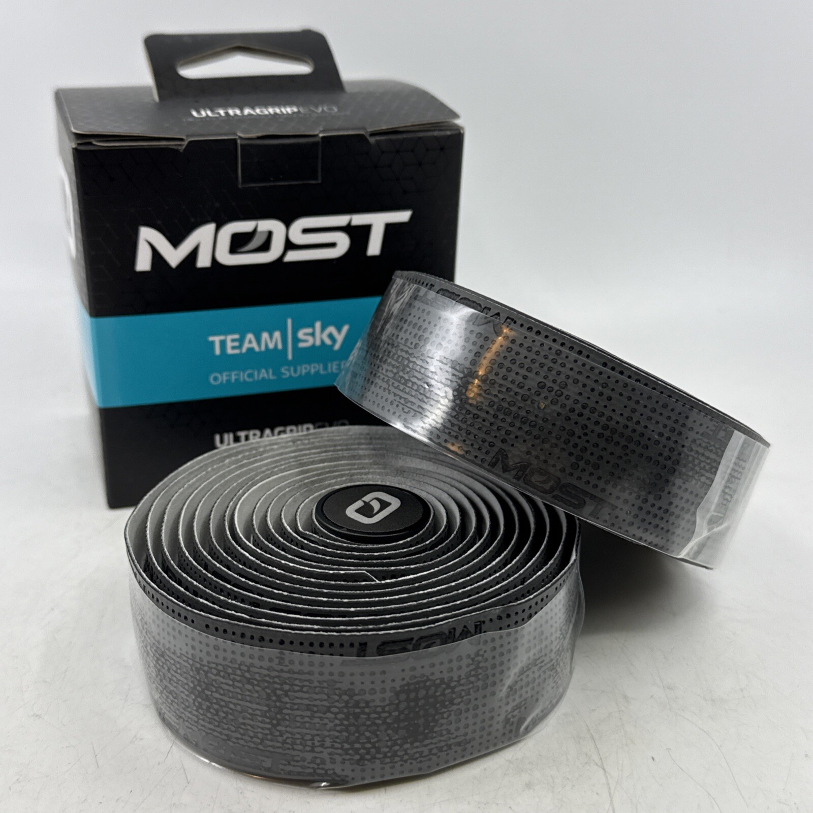 Pinarello MOST Ultragrip Evo 3mm Plain Grey Handlebar Tape NEW IN BOX Gray