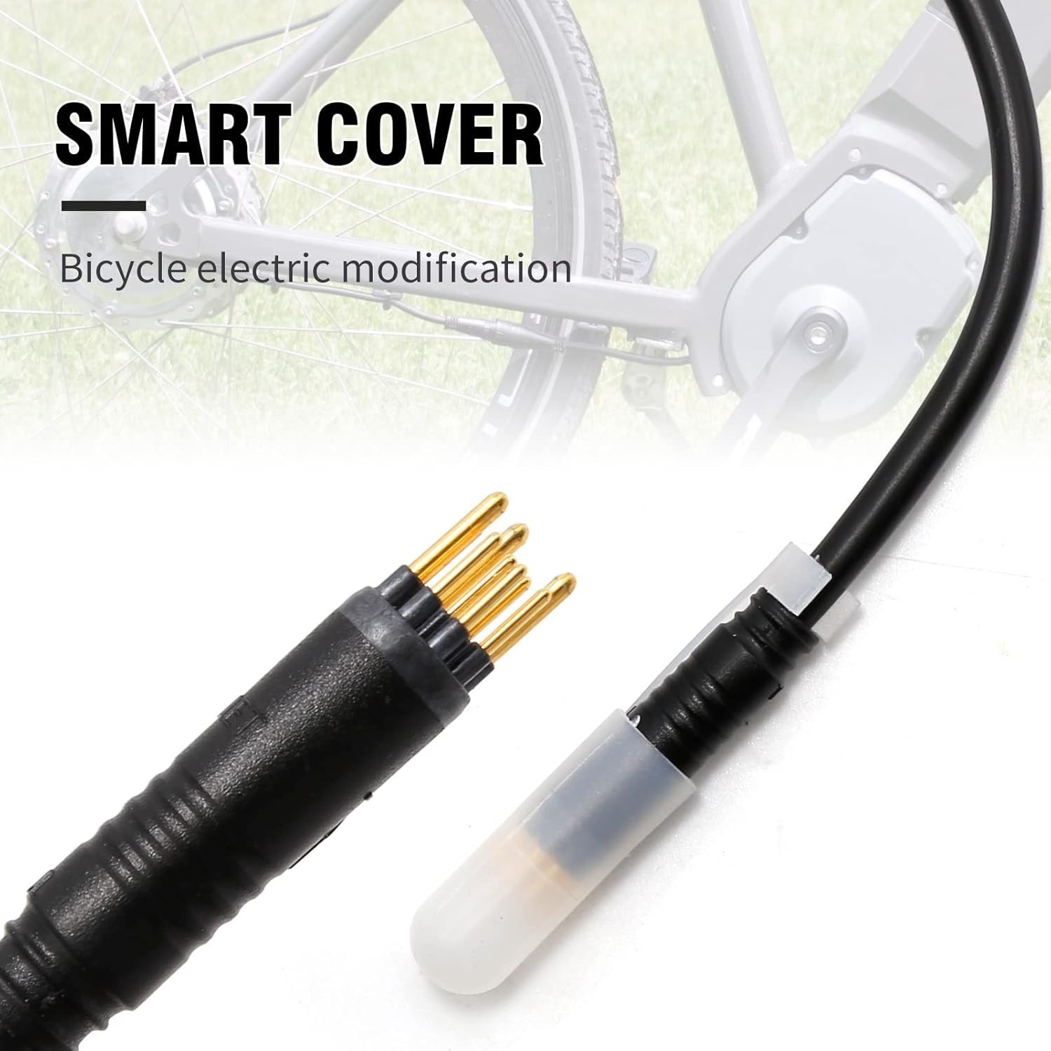 Ebike Cable Connector 9 Pin 60cm Male Motor Cable Electric Bicycle Motor Adap…