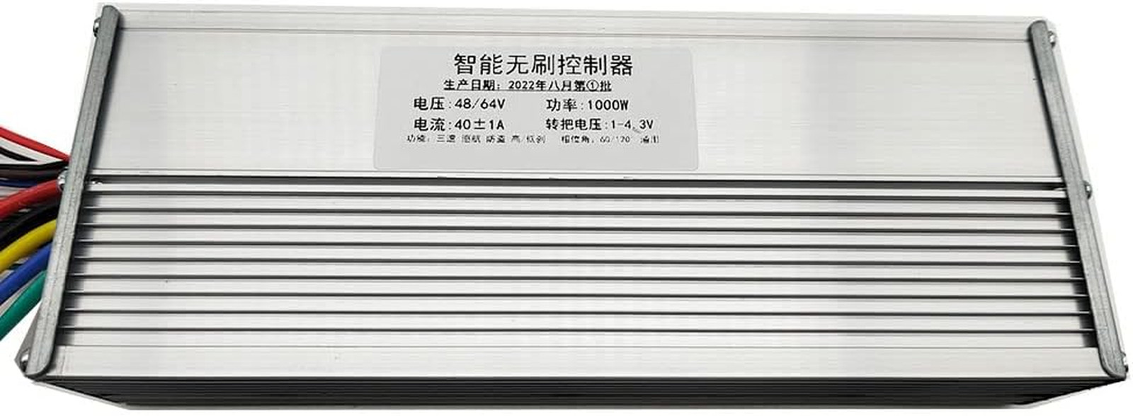 Brushless Controller 48V 60V 64V 1000W Maximum Current 40A Aluminium Alloy for E