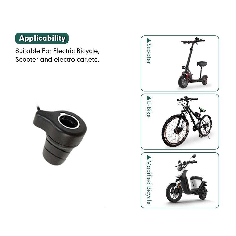E-Mountain Bike Twisting Throttle Black Conversion Kit Electric Bicycle