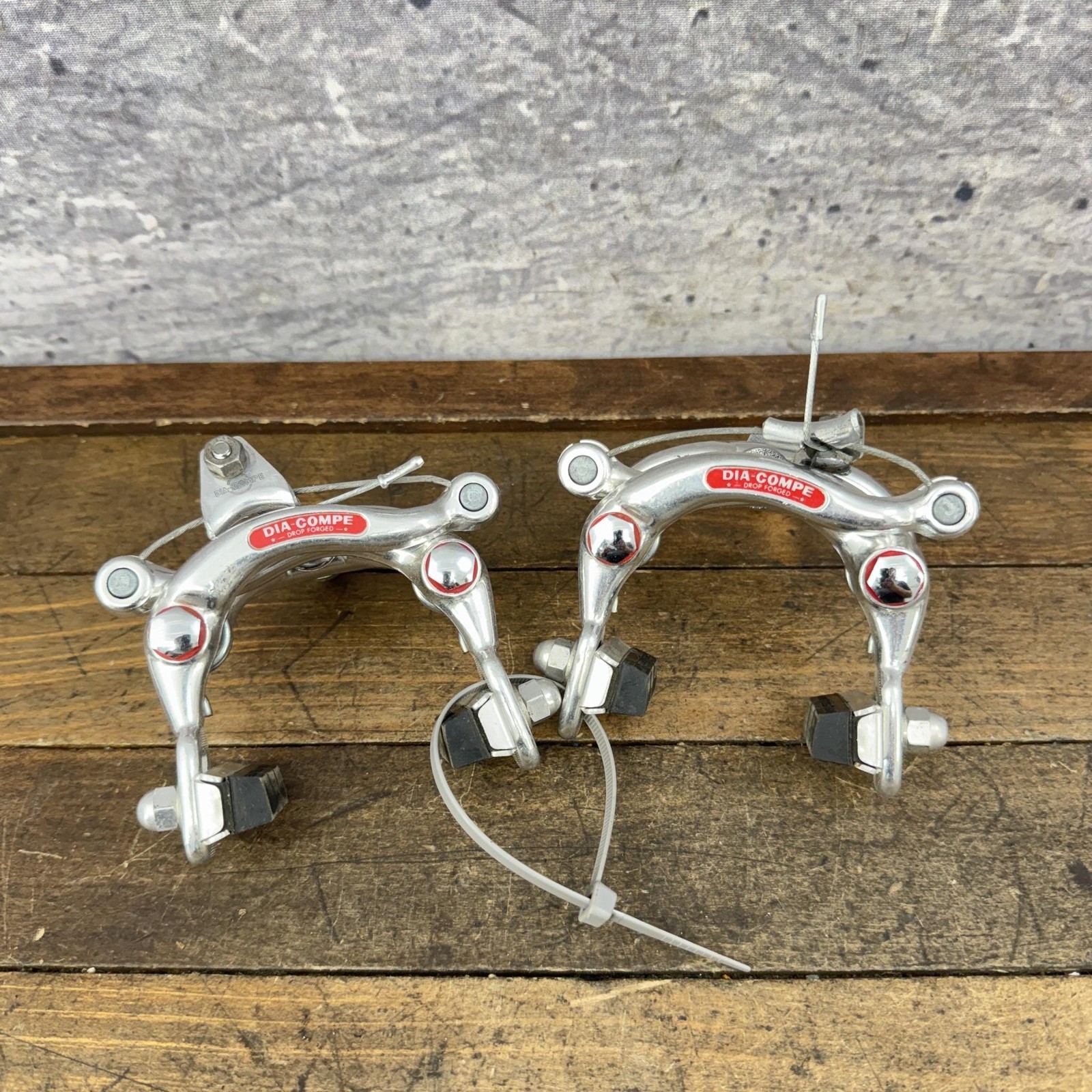Vintage Dia-Compe Drop Forged Caliper Brakes Set Center Pull Road Bike Japan