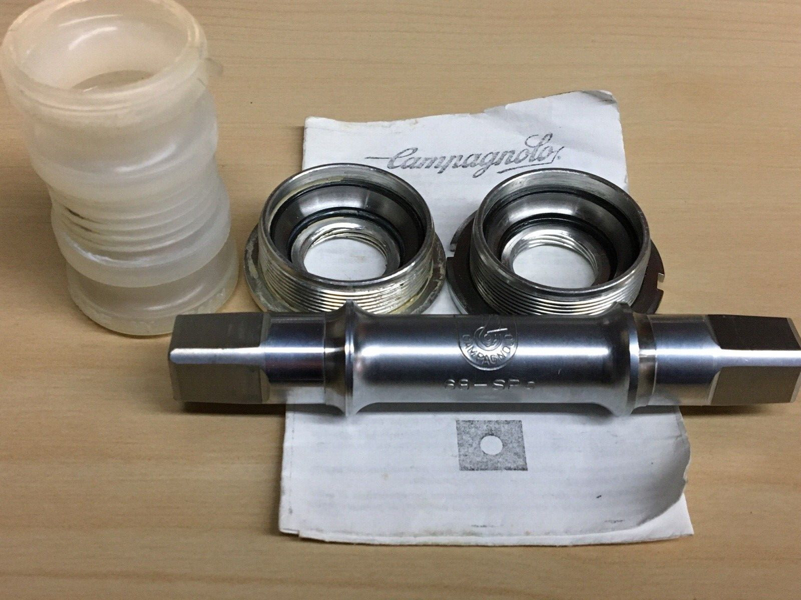 Campagnolo Record English Track Bottom Bracket 111mm (No Bearings)