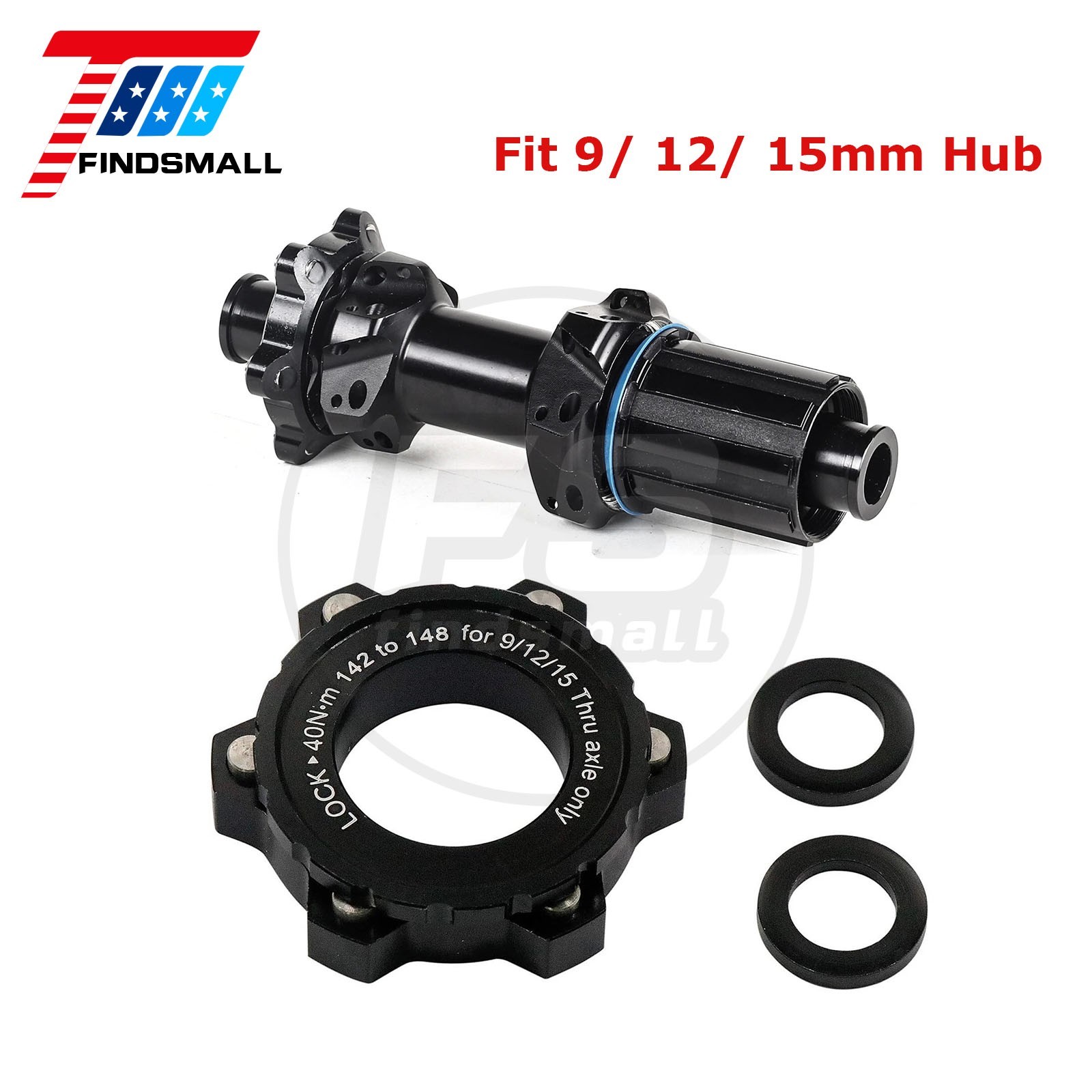 Centerlock to 6 Bolt Brake Adapter Hub Conversion Compatible with Shimano MTB