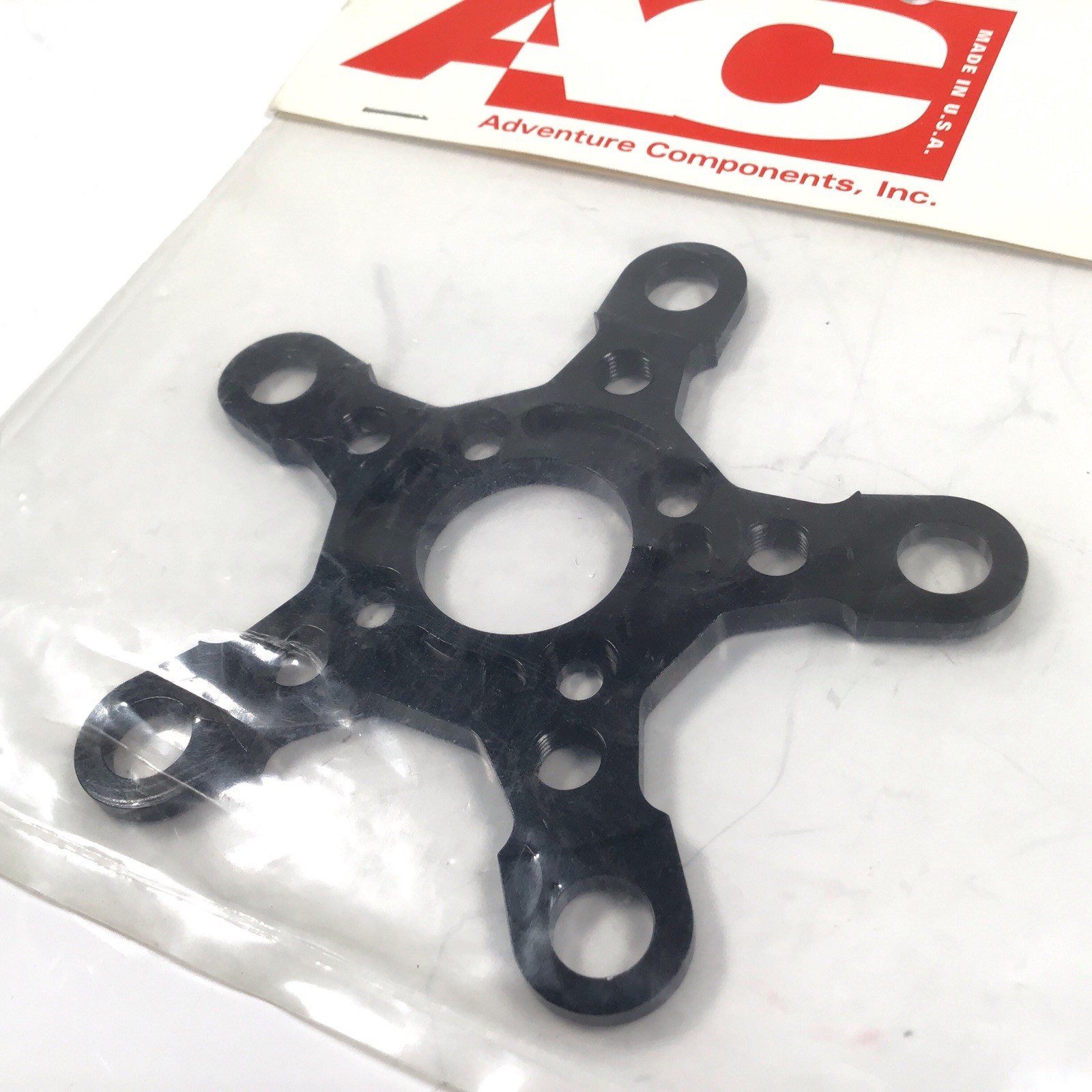 Adventure Components AC Crank Spider 5-Bolt 58/94mm Black NOS Vintage MTB