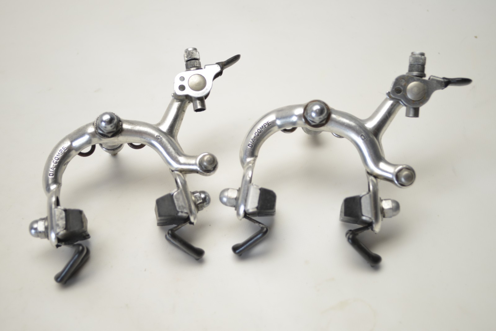DIA-COMPE G 500 ROAD BICYCLE QUICK RELEASE SIDE PULL BRAKE SET 50 MM DROP