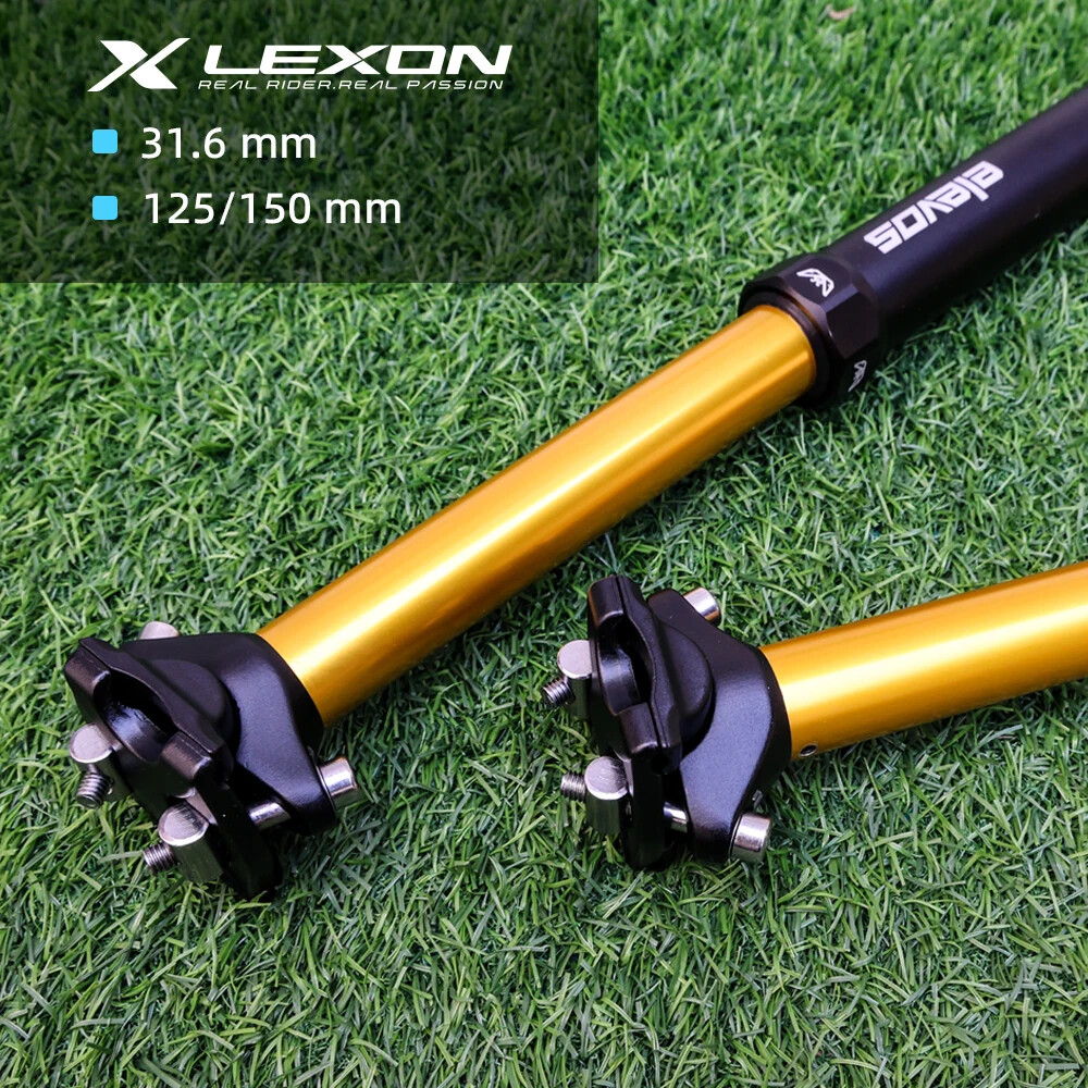 MTB Dropper Seatpost 31.6mm 125/150mm Down Pull Internal Cable Remote Control